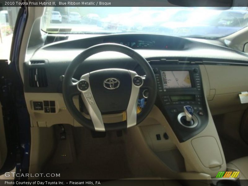 Blue Ribbon Metallic / Bisque 2010 Toyota Prius Hybrid III