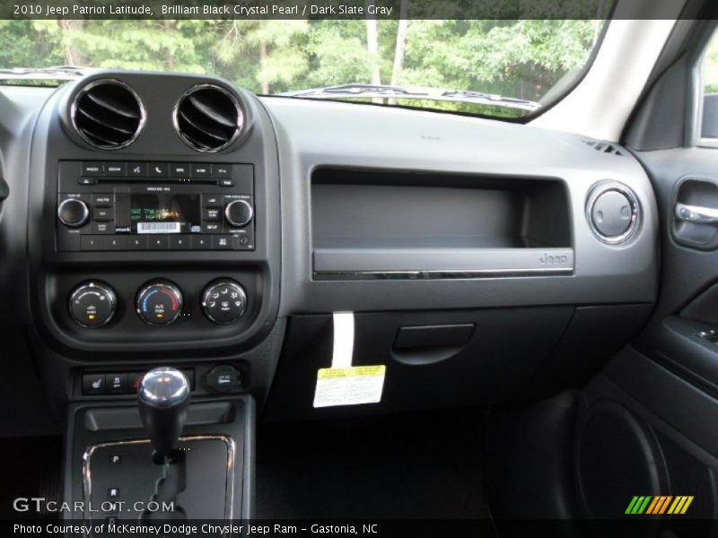 Brilliant Black Crystal Pearl / Dark Slate Gray 2010 Jeep Patriot Latitude