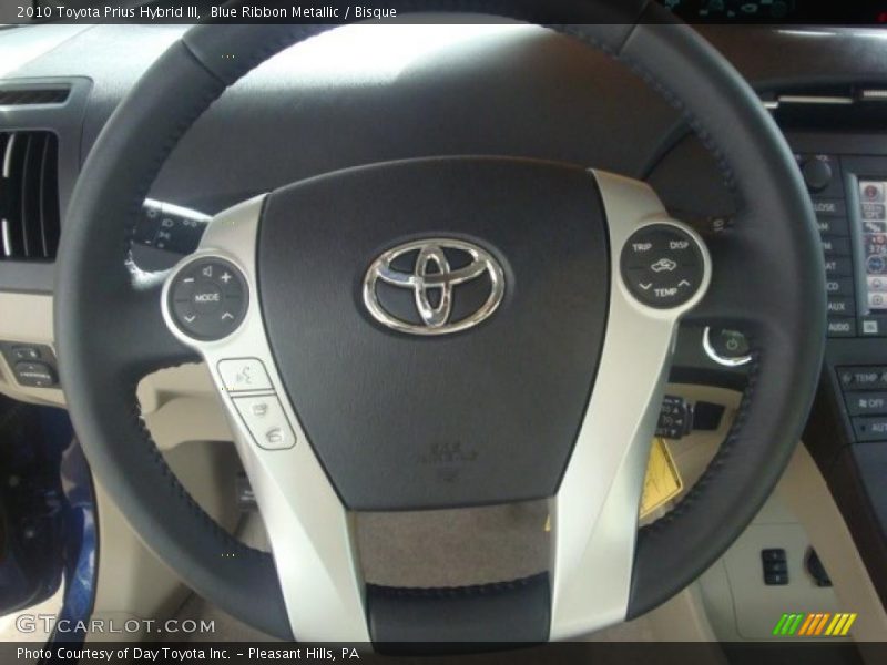 Blue Ribbon Metallic / Bisque 2010 Toyota Prius Hybrid III