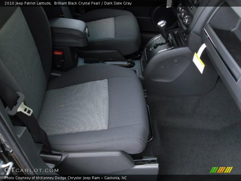 Brilliant Black Crystal Pearl / Dark Slate Gray 2010 Jeep Patriot Latitude