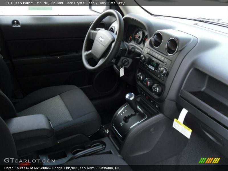 Brilliant Black Crystal Pearl / Dark Slate Gray 2010 Jeep Patriot Latitude