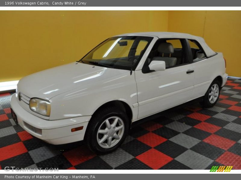 Candy White / Grey 1996 Volkswagen Cabrio