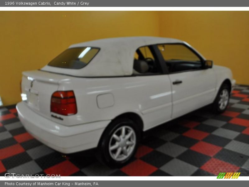 Candy White / Grey 1996 Volkswagen Cabrio