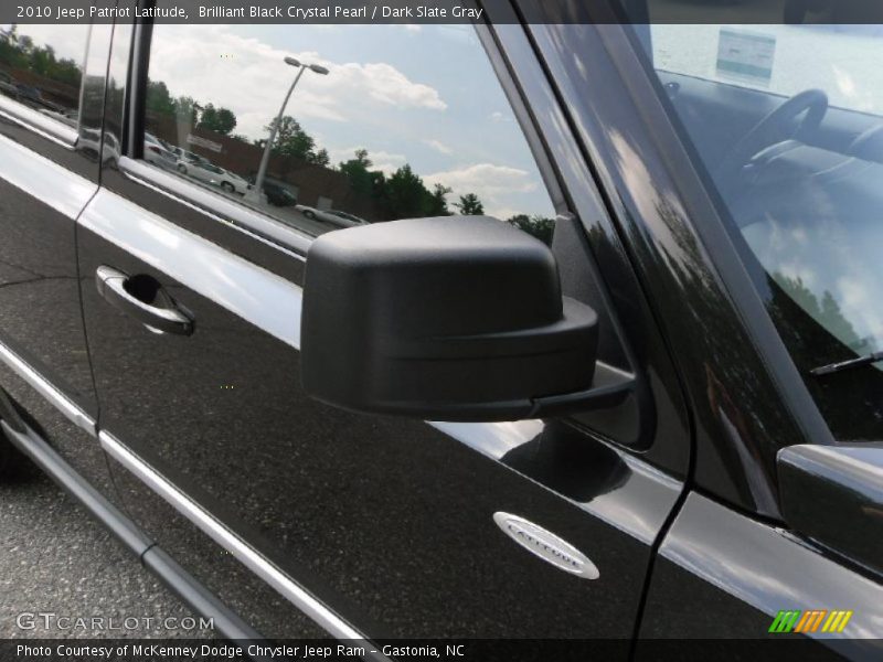 Brilliant Black Crystal Pearl / Dark Slate Gray 2010 Jeep Patriot Latitude