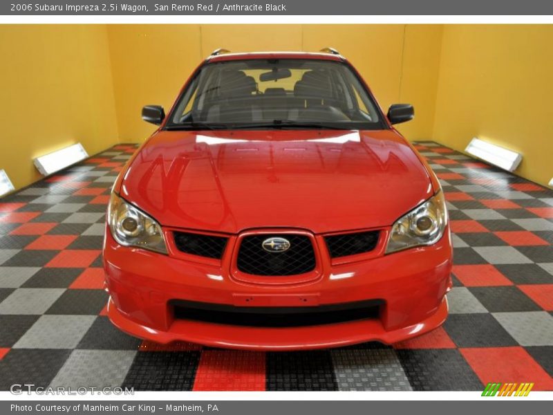 San Remo Red / Anthracite Black 2006 Subaru Impreza 2.5i Wagon