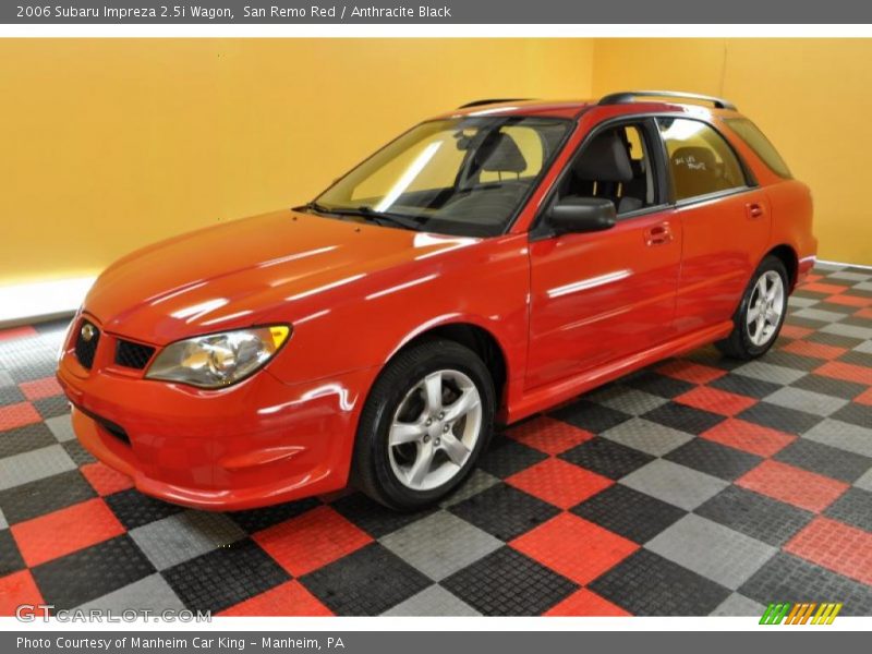 San Remo Red / Anthracite Black 2006 Subaru Impreza 2.5i Wagon