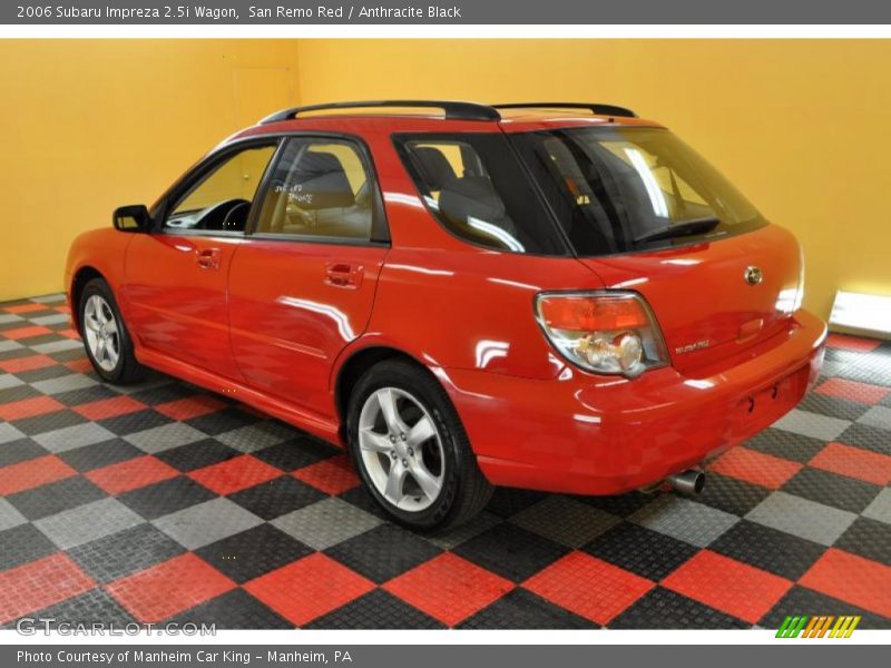 San Remo Red / Anthracite Black 2006 Subaru Impreza 2.5i Wagon