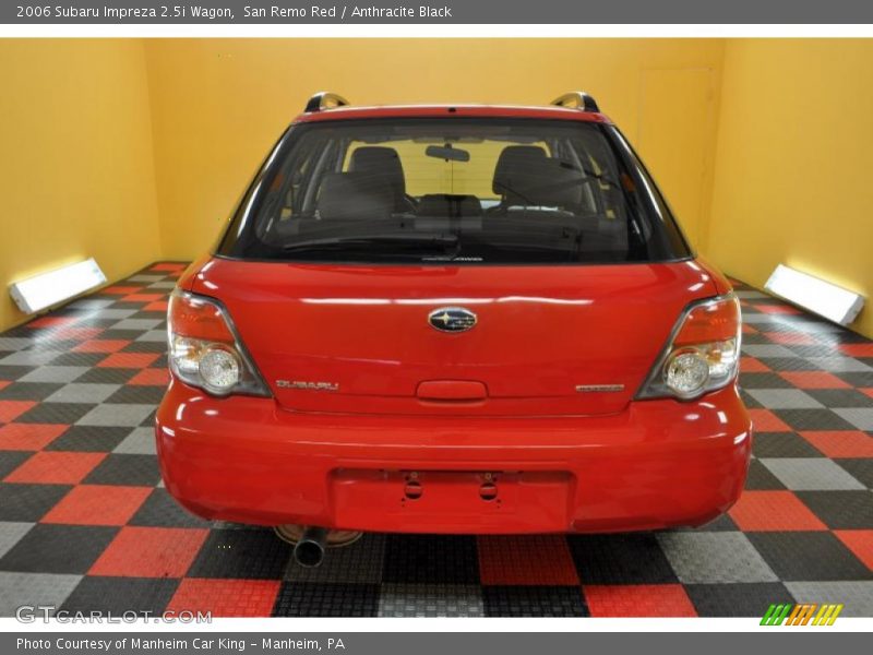 San Remo Red / Anthracite Black 2006 Subaru Impreza 2.5i Wagon