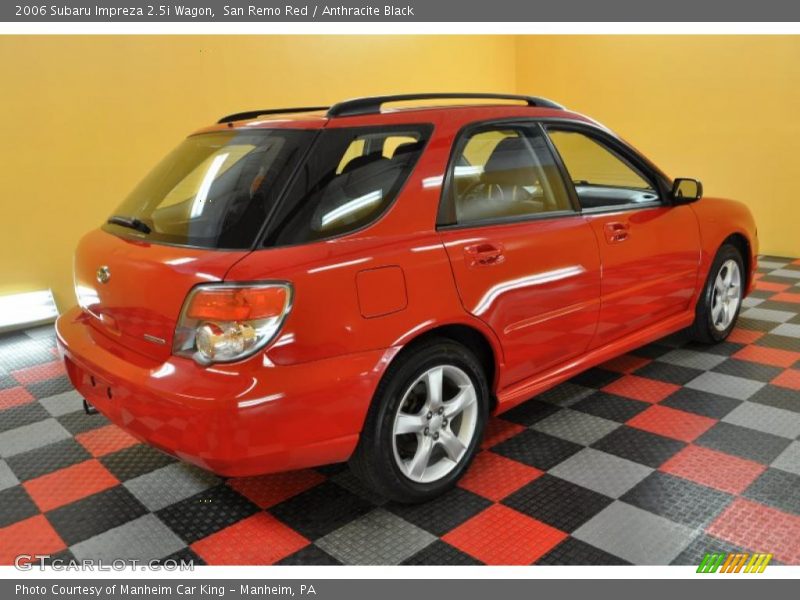 San Remo Red / Anthracite Black 2006 Subaru Impreza 2.5i Wagon