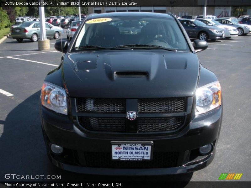 Brilliant Black Crystal Pearl / Dark Slate Gray 2008 Dodge Caliber SRT4