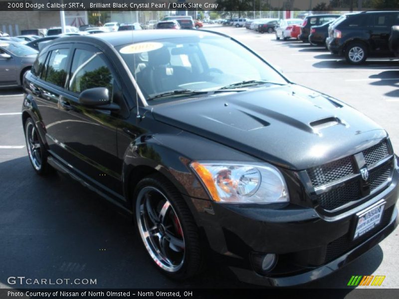 Brilliant Black Crystal Pearl / Dark Slate Gray 2008 Dodge Caliber SRT4