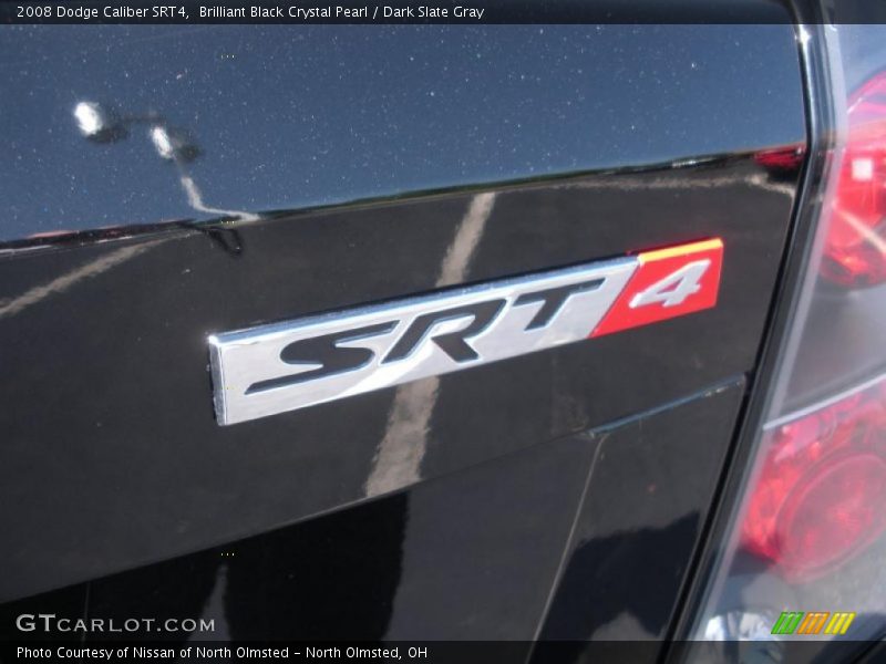 Brilliant Black Crystal Pearl / Dark Slate Gray 2008 Dodge Caliber SRT4