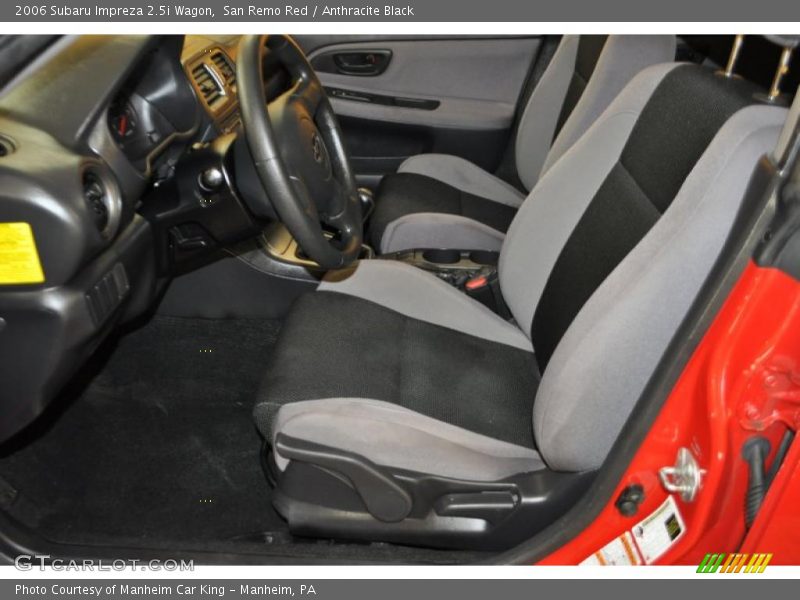 San Remo Red / Anthracite Black 2006 Subaru Impreza 2.5i Wagon