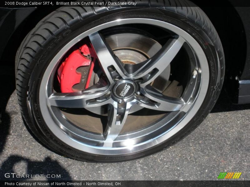 Brilliant Black Crystal Pearl / Dark Slate Gray 2008 Dodge Caliber SRT4