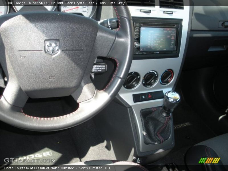 Brilliant Black Crystal Pearl / Dark Slate Gray 2008 Dodge Caliber SRT4