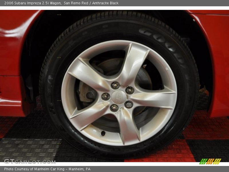 San Remo Red / Anthracite Black 2006 Subaru Impreza 2.5i Wagon
