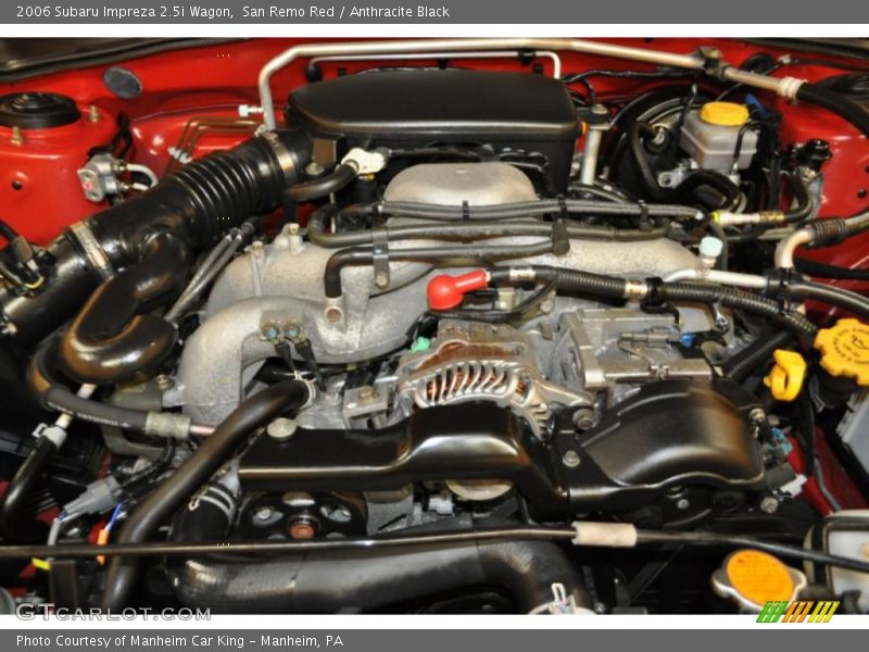 San Remo Red / Anthracite Black 2006 Subaru Impreza 2.5i Wagon