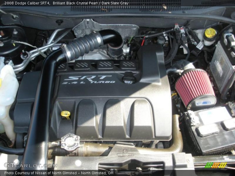 Brilliant Black Crystal Pearl / Dark Slate Gray 2008 Dodge Caliber SRT4