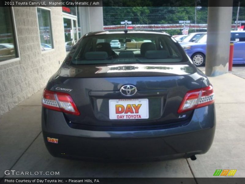 Magnetic Gray Metallic / Ash 2011 Toyota Camry LE