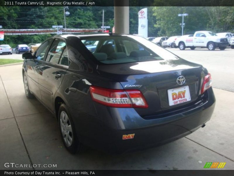 Magnetic Gray Metallic / Ash 2011 Toyota Camry LE