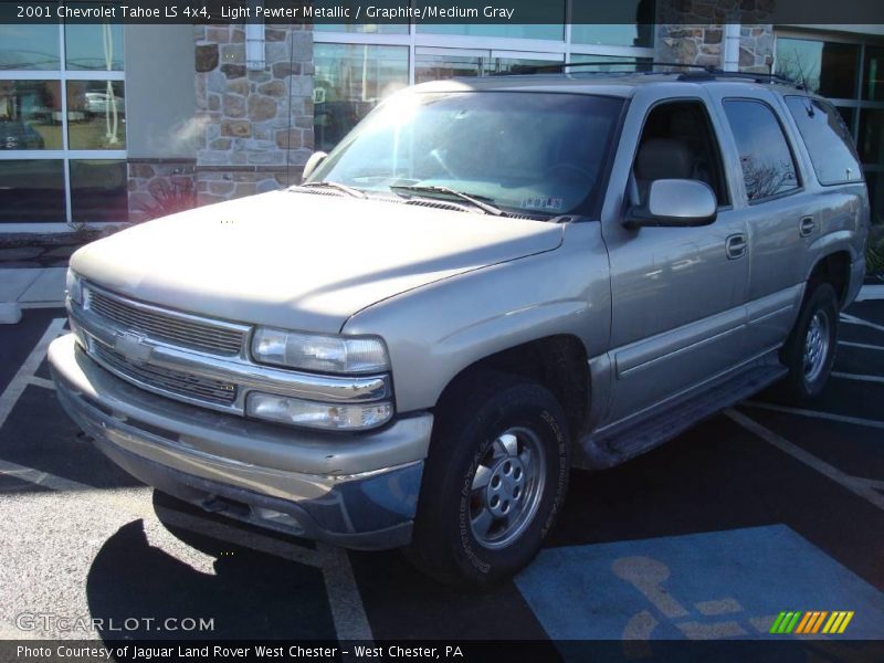 Light Pewter Metallic / Graphite/Medium Gray 2001 Chevrolet Tahoe LS 4x4