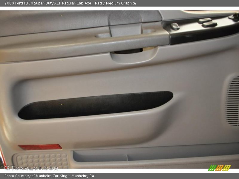 Red / Medium Graphite 2000 Ford F350 Super Duty XLT Regular Cab 4x4