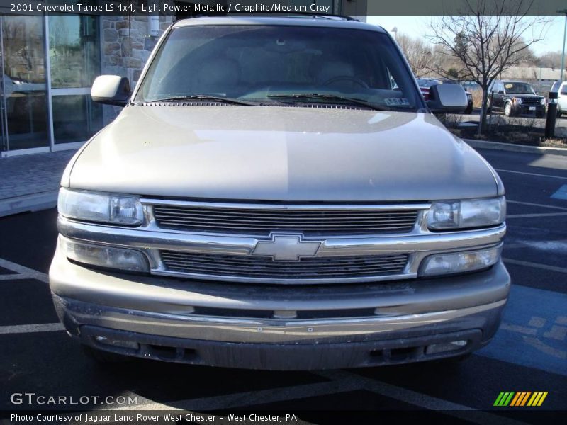 Light Pewter Metallic / Graphite/Medium Gray 2001 Chevrolet Tahoe LS 4x4