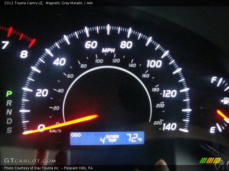 Magnetic Gray Metallic / Ash 2011 Toyota Camry LE