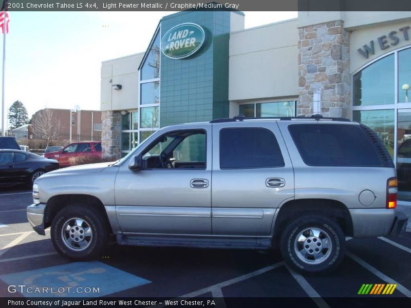 Light Pewter Metallic / Graphite/Medium Gray 2001 Chevrolet Tahoe LS 4x4
