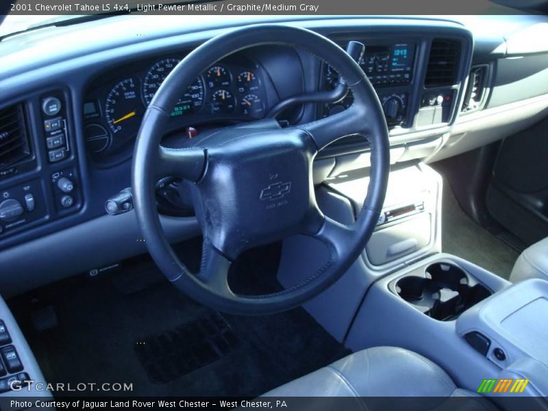 Light Pewter Metallic / Graphite/Medium Gray 2001 Chevrolet Tahoe LS 4x4