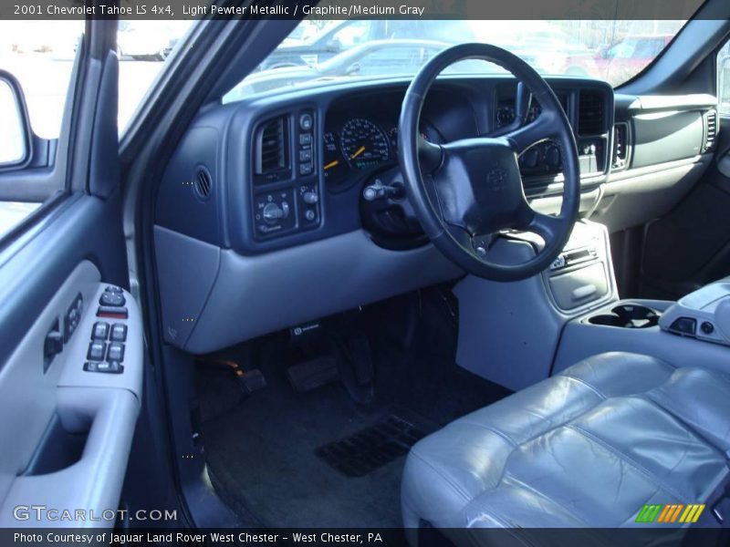Light Pewter Metallic / Graphite/Medium Gray 2001 Chevrolet Tahoe LS 4x4