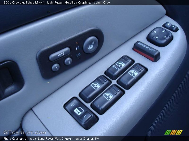 Light Pewter Metallic / Graphite/Medium Gray 2001 Chevrolet Tahoe LS 4x4