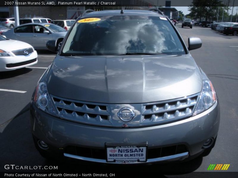 Platinum Pearl Matallic / Charcoal 2007 Nissan Murano SL AWD