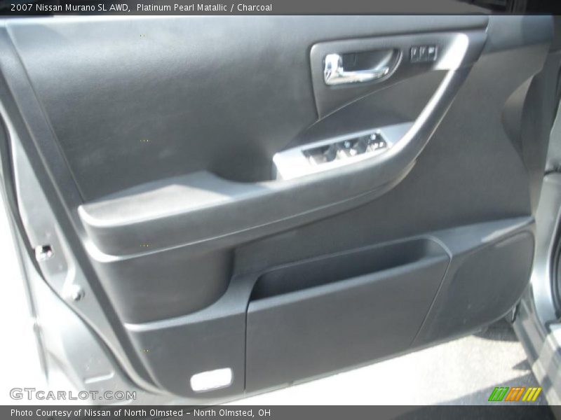 Platinum Pearl Matallic / Charcoal 2007 Nissan Murano SL AWD