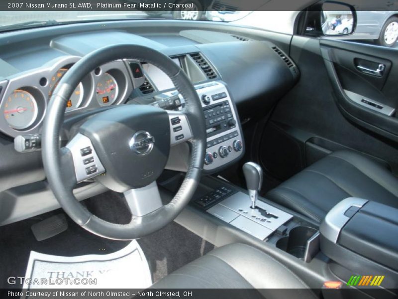 Platinum Pearl Matallic / Charcoal 2007 Nissan Murano SL AWD