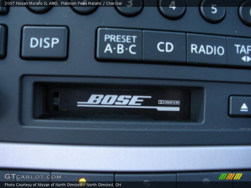 Platinum Pearl Matallic / Charcoal 2007 Nissan Murano SL AWD
