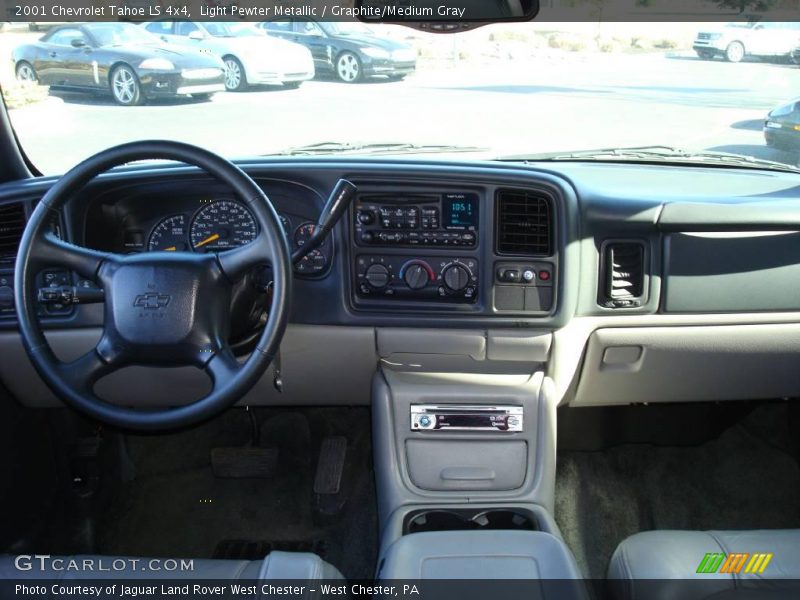 Light Pewter Metallic / Graphite/Medium Gray 2001 Chevrolet Tahoe LS 4x4
