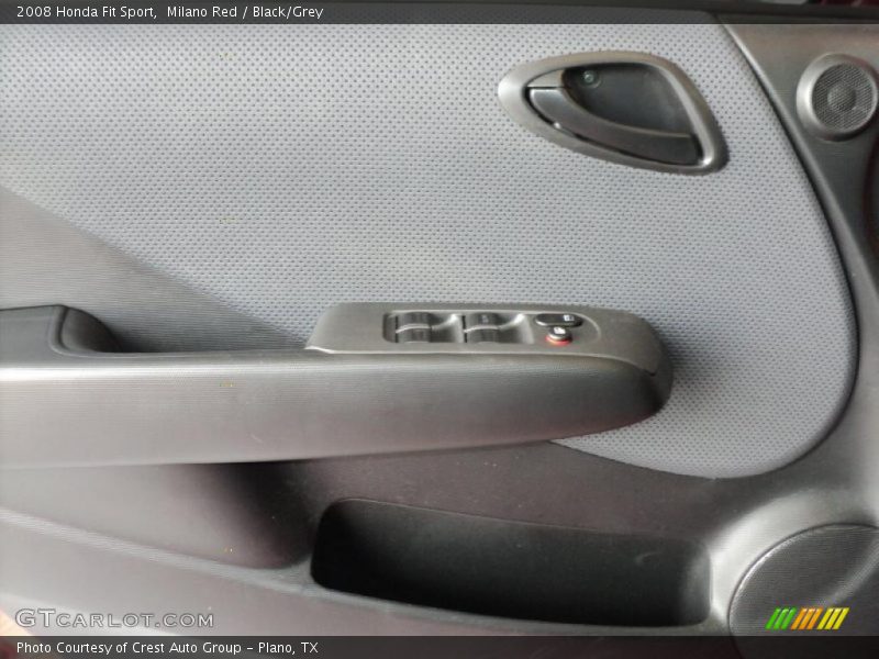 Milano Red / Black/Grey 2008 Honda Fit Sport
