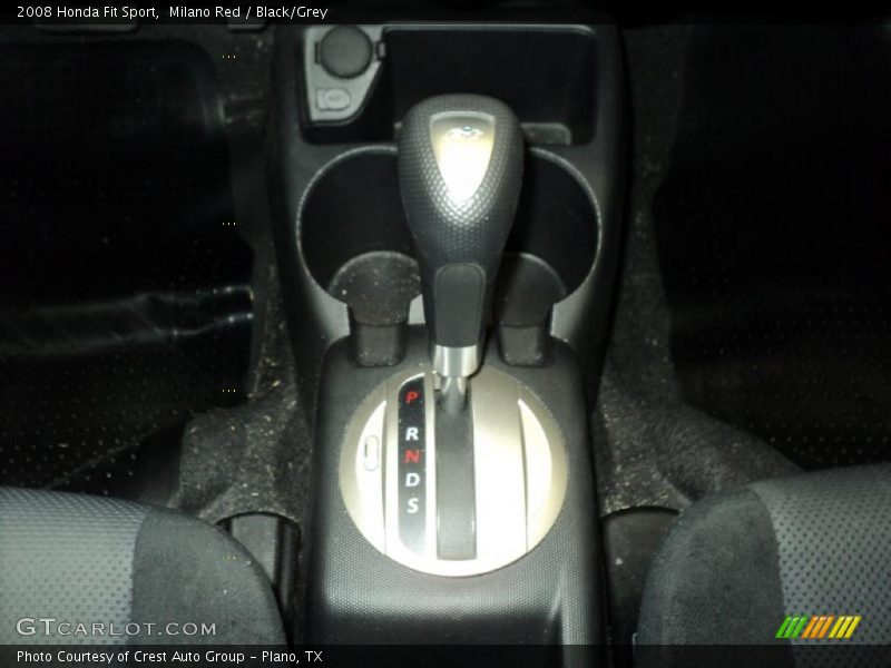 Milano Red / Black/Grey 2008 Honda Fit Sport