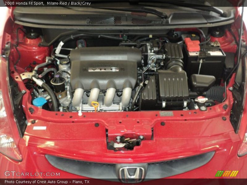 Milano Red / Black/Grey 2008 Honda Fit Sport