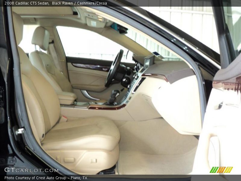 Black Raven / Cashmere/Cocoa 2008 Cadillac CTS Sedan
