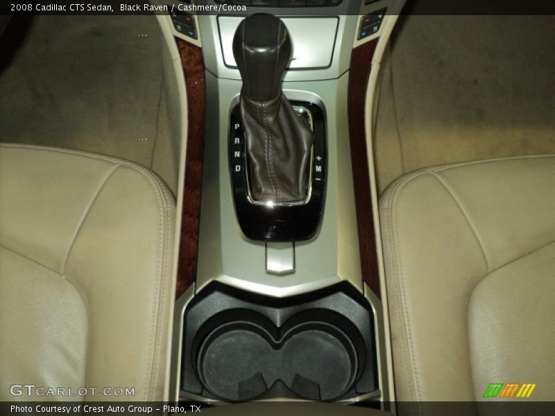 Black Raven / Cashmere/Cocoa 2008 Cadillac CTS Sedan