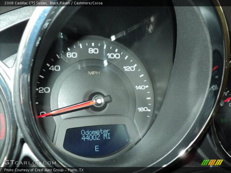 Black Raven / Cashmere/Cocoa 2008 Cadillac CTS Sedan