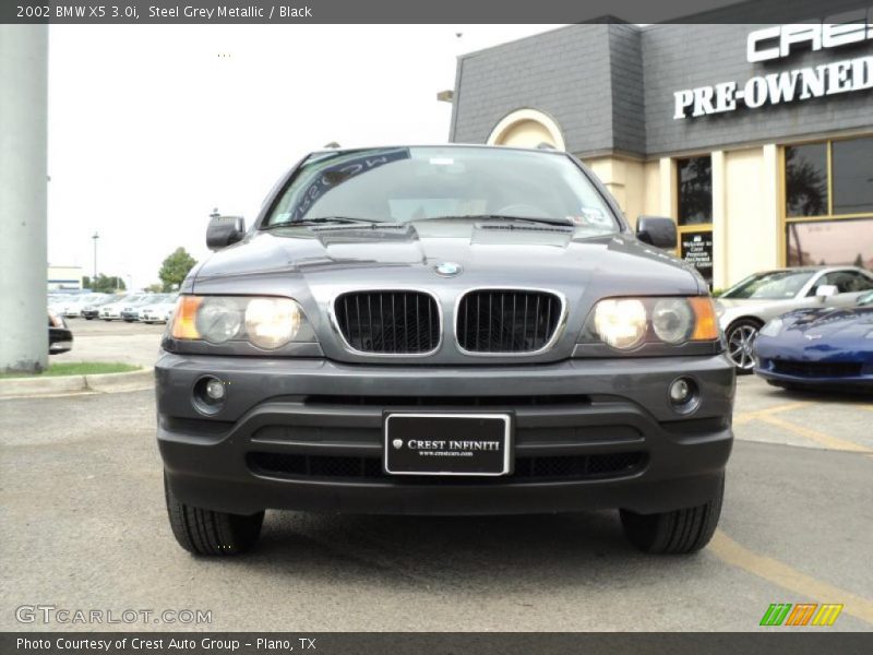 Steel Grey Metallic / Black 2002 BMW X5 3.0i