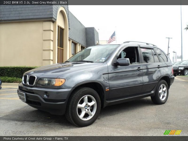 Steel Grey Metallic / Black 2002 BMW X5 3.0i