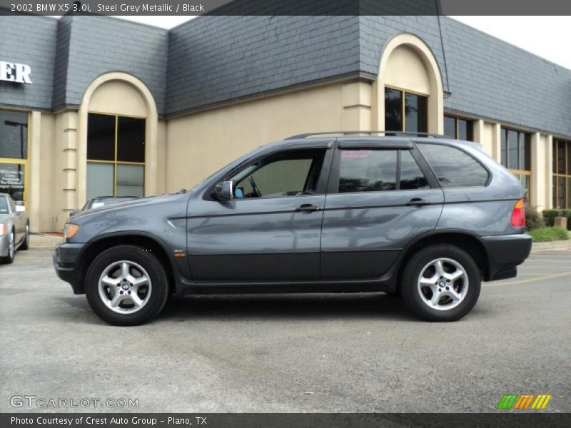 Steel Grey Metallic / Black 2002 BMW X5 3.0i