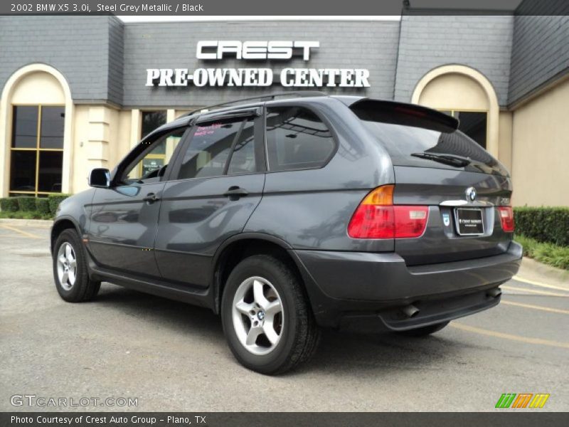 Steel Grey Metallic / Black 2002 BMW X5 3.0i