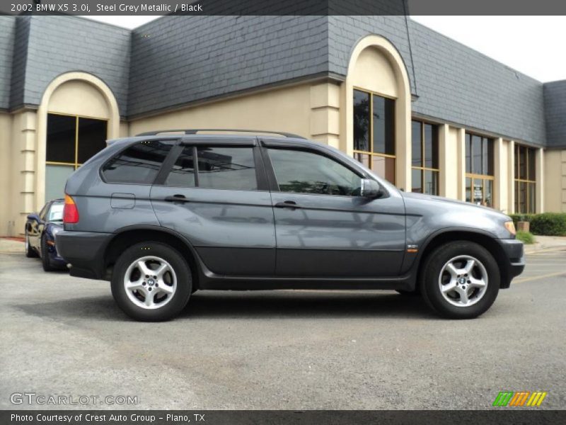 Steel Grey Metallic / Black 2002 BMW X5 3.0i