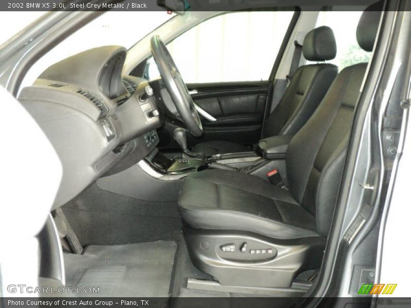 Steel Grey Metallic / Black 2002 BMW X5 3.0i