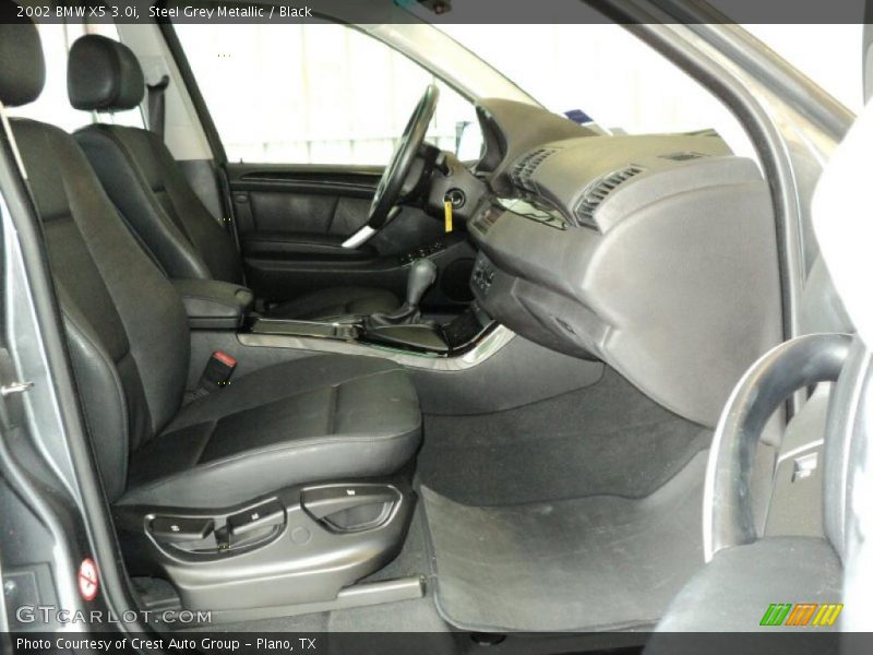 Steel Grey Metallic / Black 2002 BMW X5 3.0i